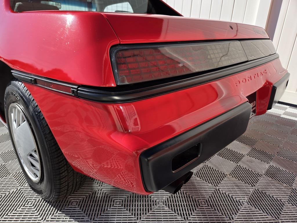 used 1986 Pontiac Fiero car, priced at $7,850