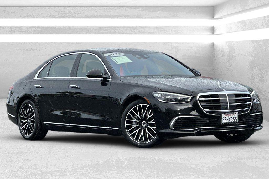 used 2022 Mercedes-Benz S-Class car, priced at $71,750