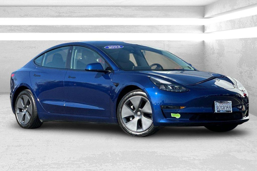 used 2022 Tesla Model 3 car, priced at $26,444
