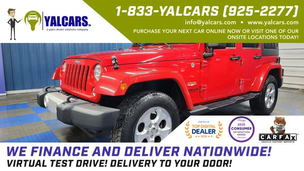 used 2014 Jeep Wrangler Unlimited car, priced at $15,675