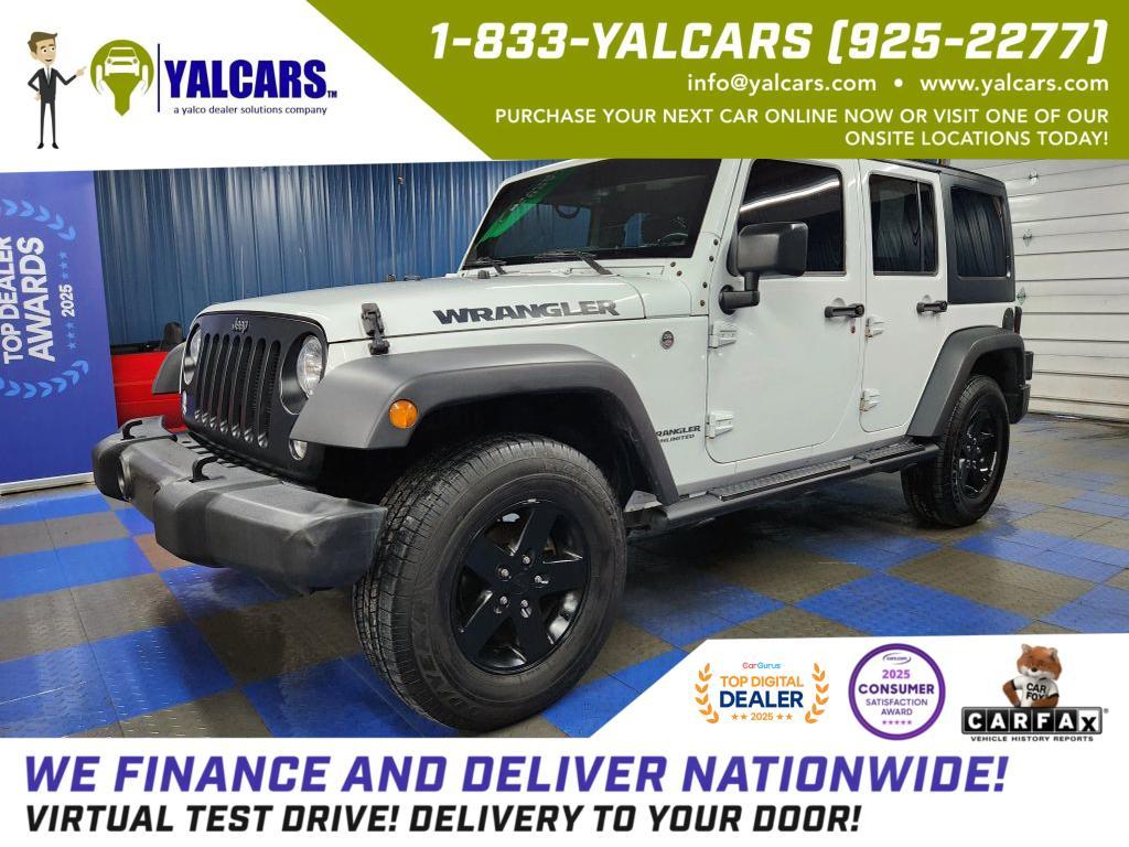 used 2017 Jeep Wrangler Unlimited car, priced at $17,319
