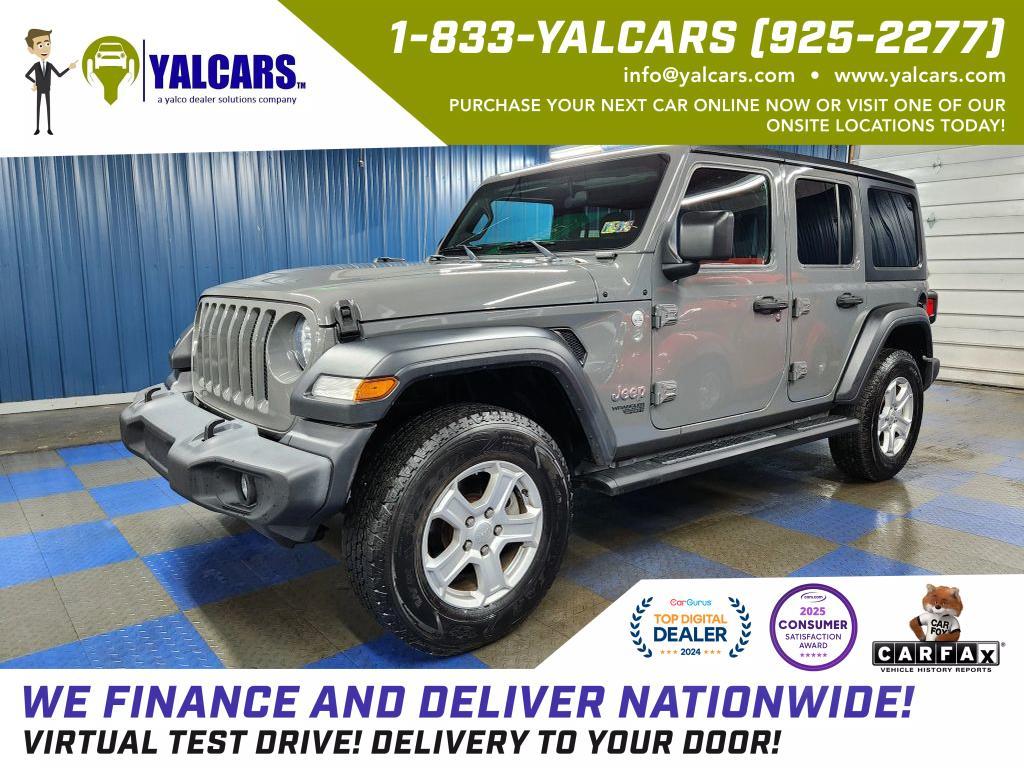 used 2020 Jeep Wrangler Unlimited car, priced at $17,564