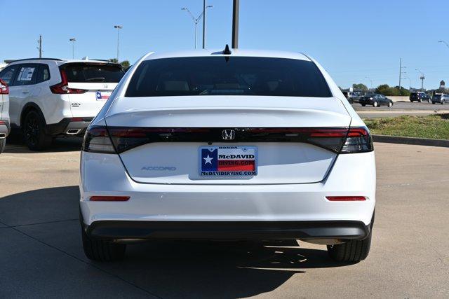 new 2025 Honda Accord car, priced at $30,851