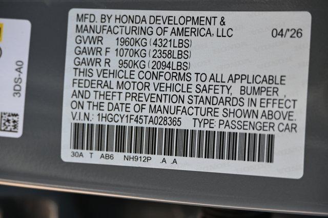 new 2026 Honda Accord car, priced at $31,205