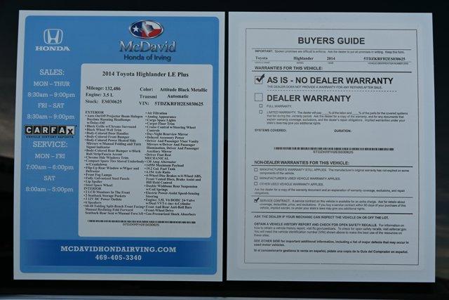 used 2014 Toyota Highlander car, priced at $13,595