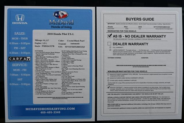 used 2018 Honda Pilot car, priced at $15,990