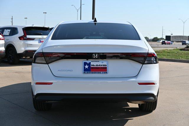 new 2025 Honda Accord car, priced at $30,806