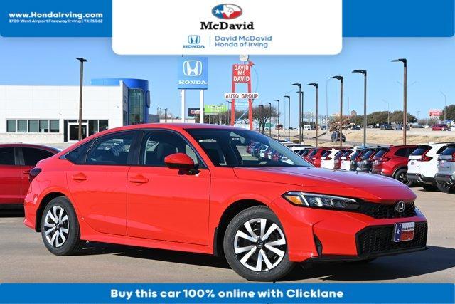 new 2026 Honda Civic car, priced at $24,954