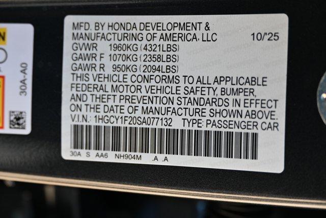 new 2025 Honda Accord car, priced at $28,403