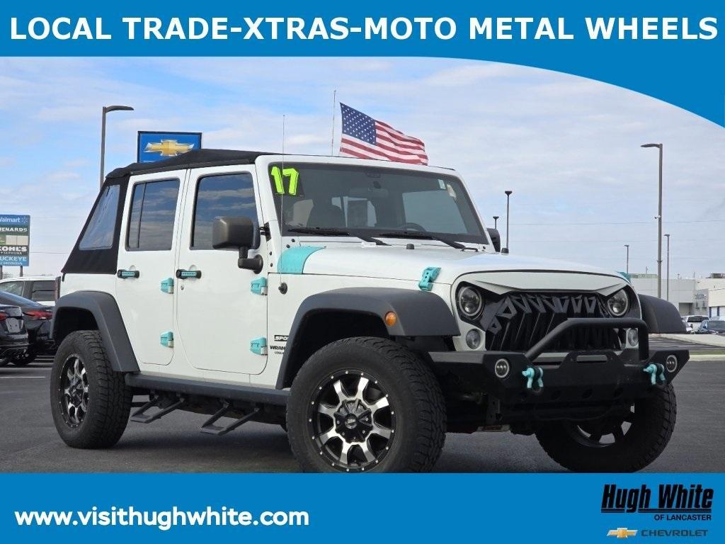 used 2017 Jeep Wrangler Unlimited car, priced at $16,980