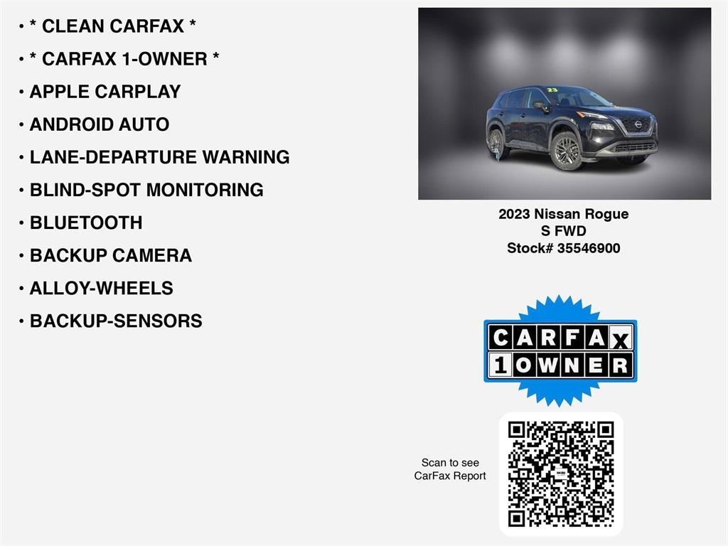 used 2023 Nissan Rogue car, priced at $17,580