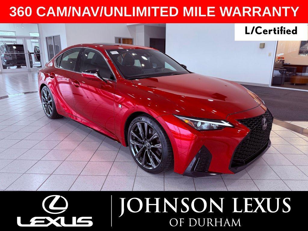used 2024 Lexus IS 350 car, priced at $43,488