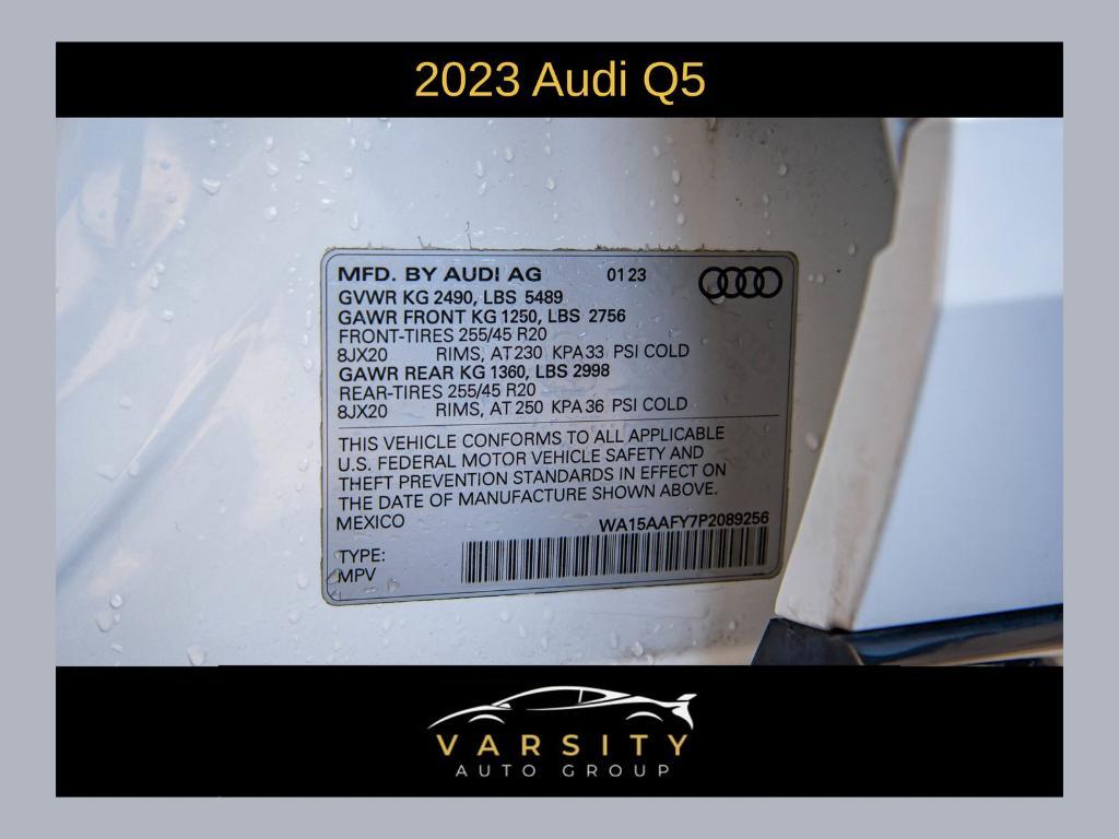 used 2023 Audi Q5 car, priced at $26,177