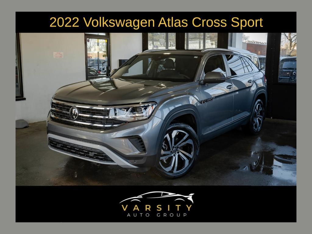 used 2022 Volkswagen Atlas Cross Sport car, priced at $27,462