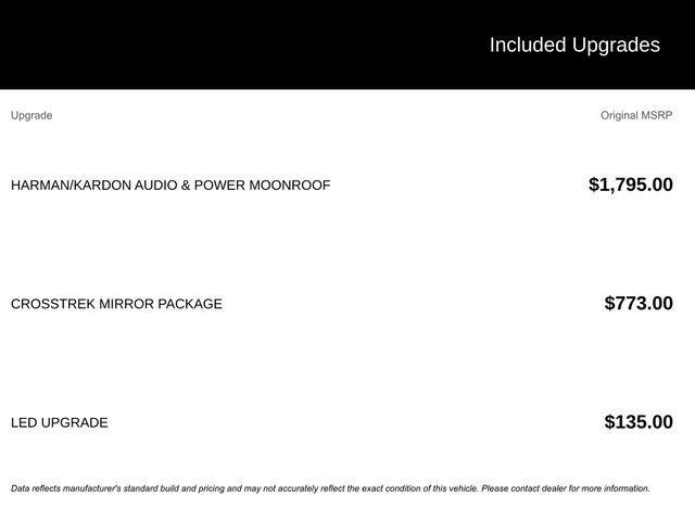 new 2025 Subaru Crosstrek car, priced at $36,383