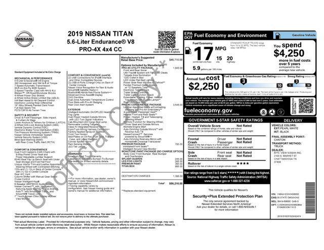 used 2019 Nissan Titan car, priced at $27,383