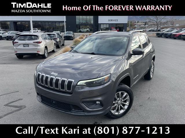 used 2021 Jeep Cherokee car, priced at $18,192