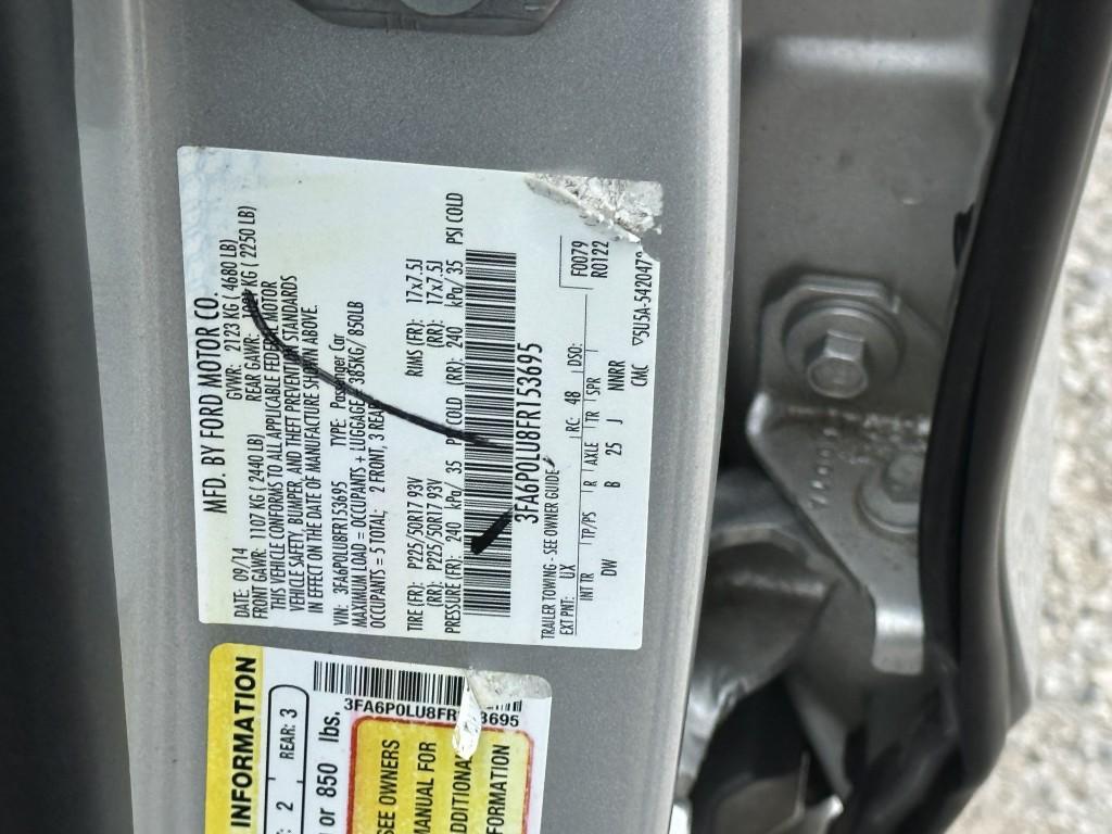 used 2015 Ford Fusion Hybrid car, priced at $5,900