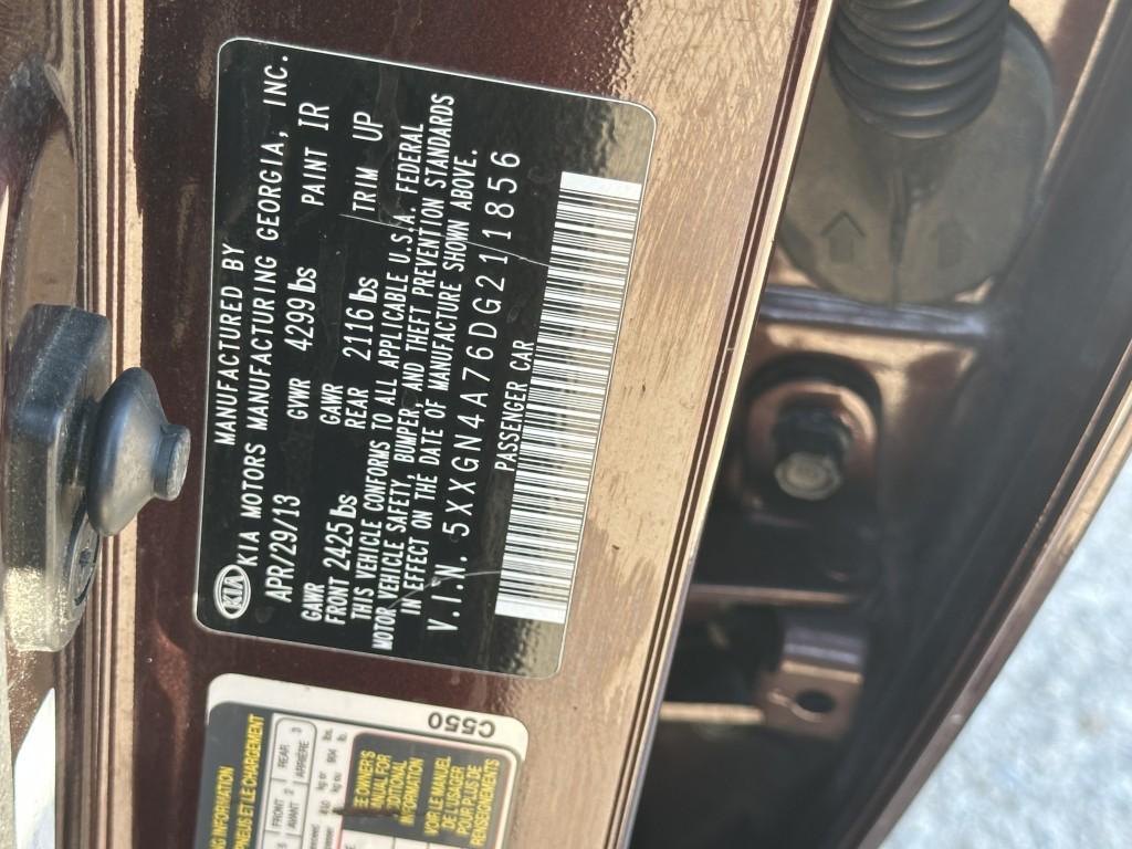 used 2013 Kia Optima car, priced at $5,400