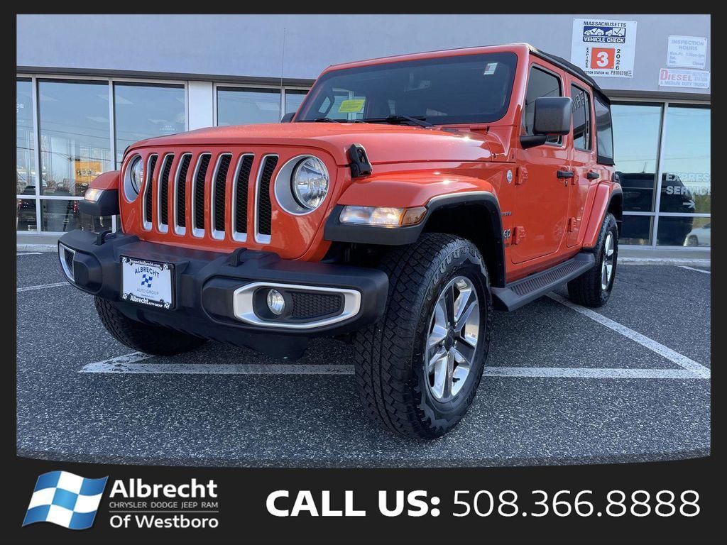 used 2020 Jeep Wrangler Unlimited car, priced at $23,544