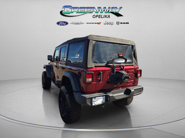 used 2021 Jeep Wrangler Unlimited car, priced at $24,758