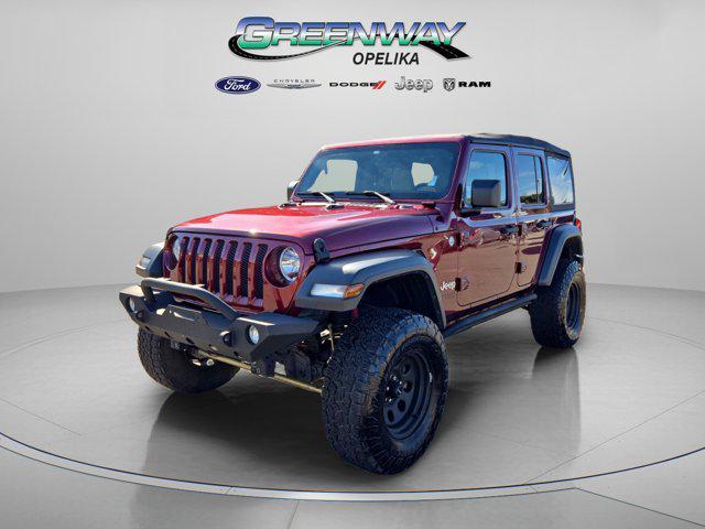 used 2021 Jeep Wrangler Unlimited car, priced at $24,758