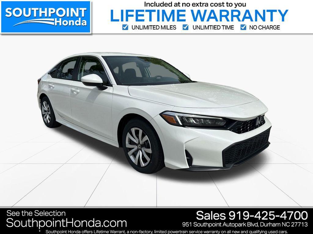 new 2026 Honda Civic car, priced at $25,951