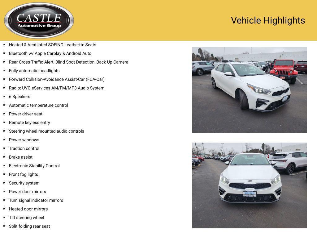 used 2019 Kia Forte car, priced at $15,993
