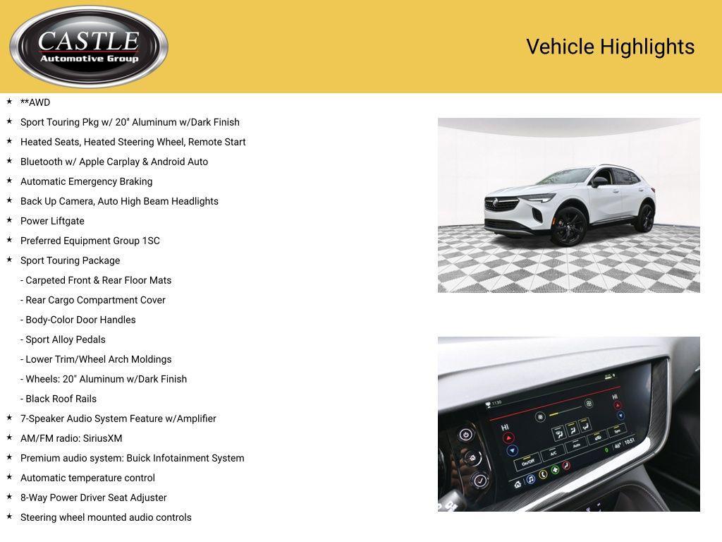 used 2023 Buick Envision car, priced at $26,674