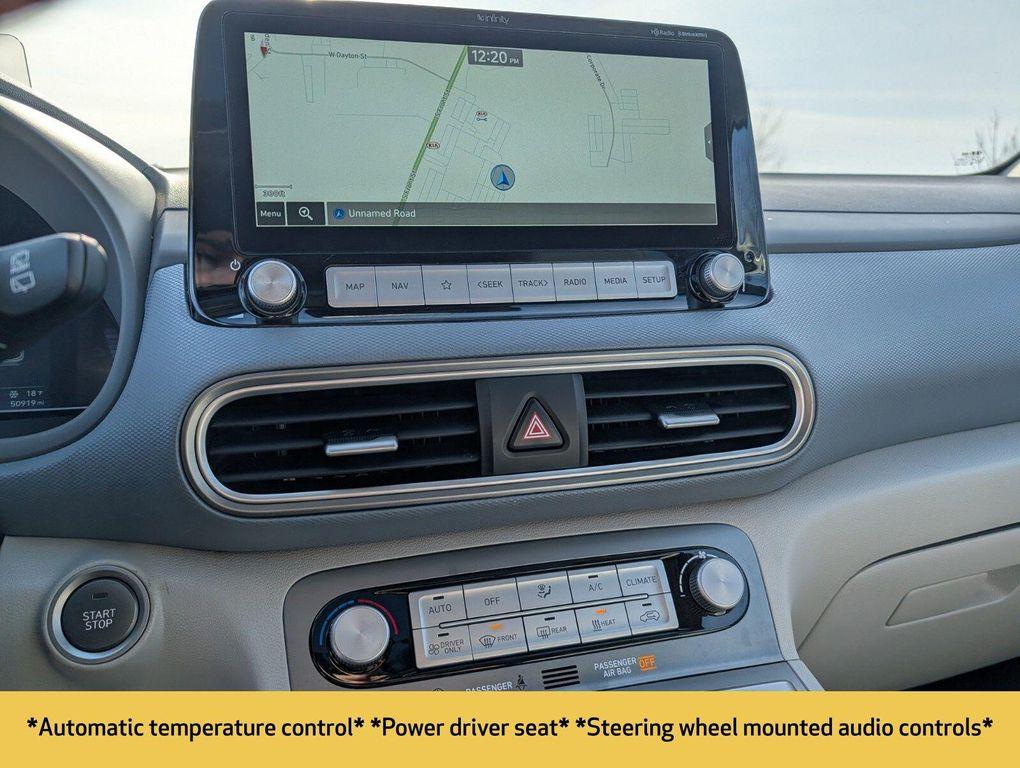 used 2021 Hyundai Kona EV car, priced at $15,997