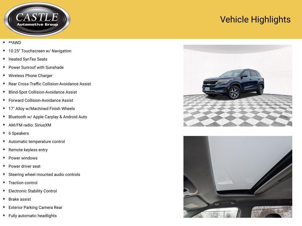 used 2023 Kia Seltos car, priced at $21,180