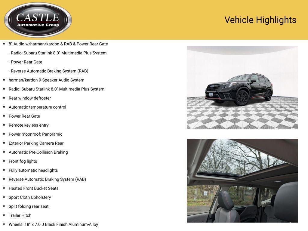 used 2023 Subaru Forester car, priced at $29,497