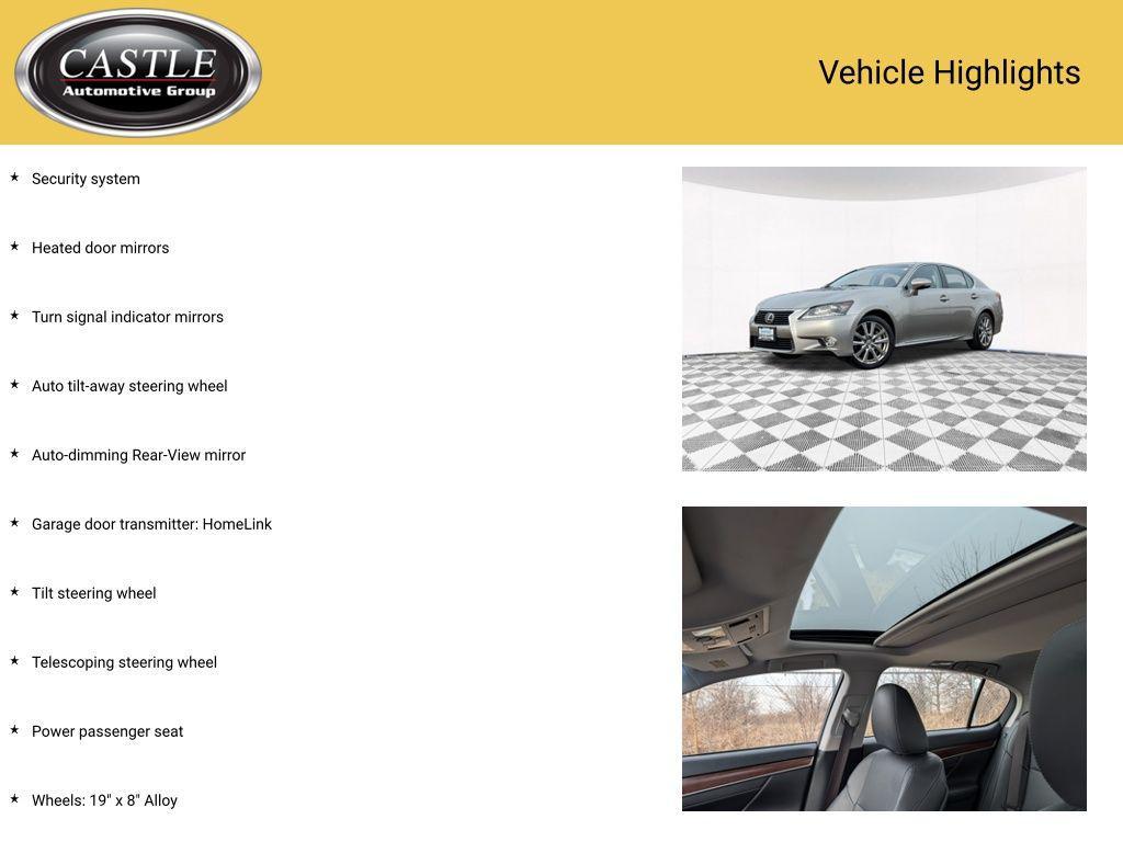 used 2015 Lexus GS 350 car, priced at $13,599