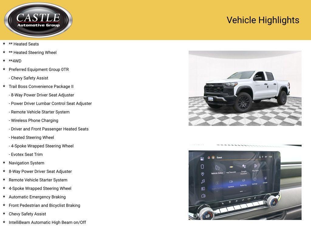 new 2026 Chevrolet Colorado car, priced at $41,758