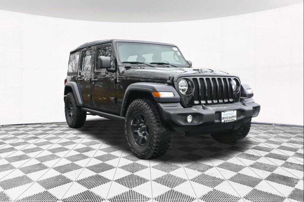 used 2021 Jeep Wrangler Unlimited car, priced at $25,687