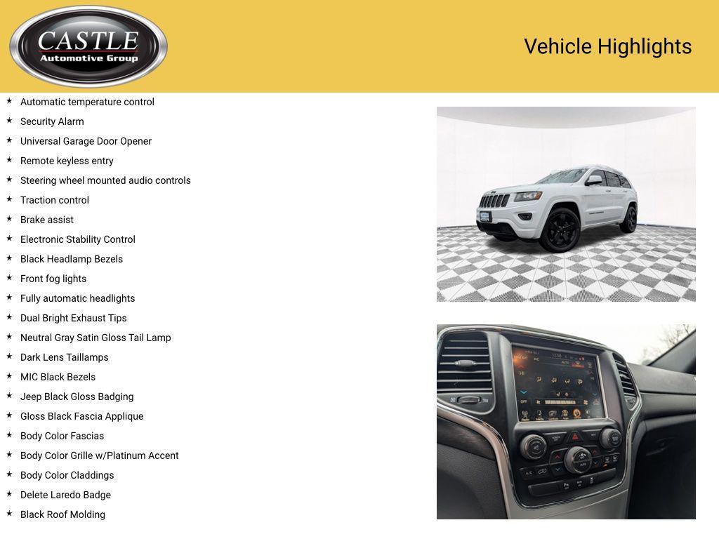 used 2015 Jeep Grand Cherokee car, priced at $13,141