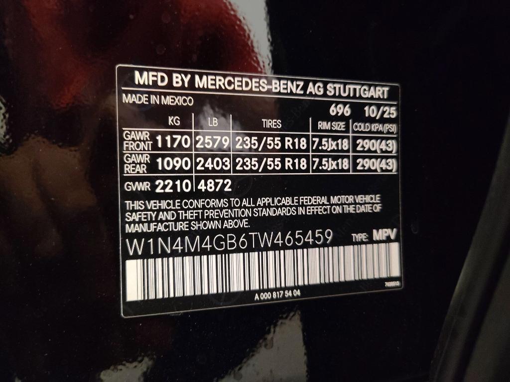 new 2026 Mercedes-Benz GLB 250 car, priced at $49,895