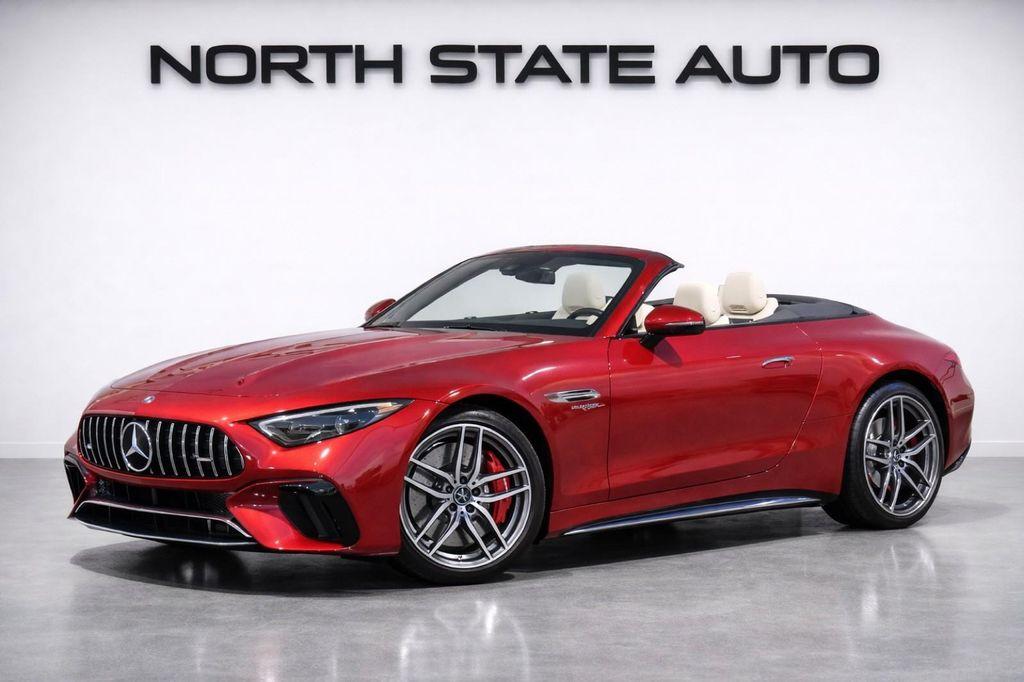 used 2022 Mercedes-Benz AMG SL 55 car, priced at $82,900