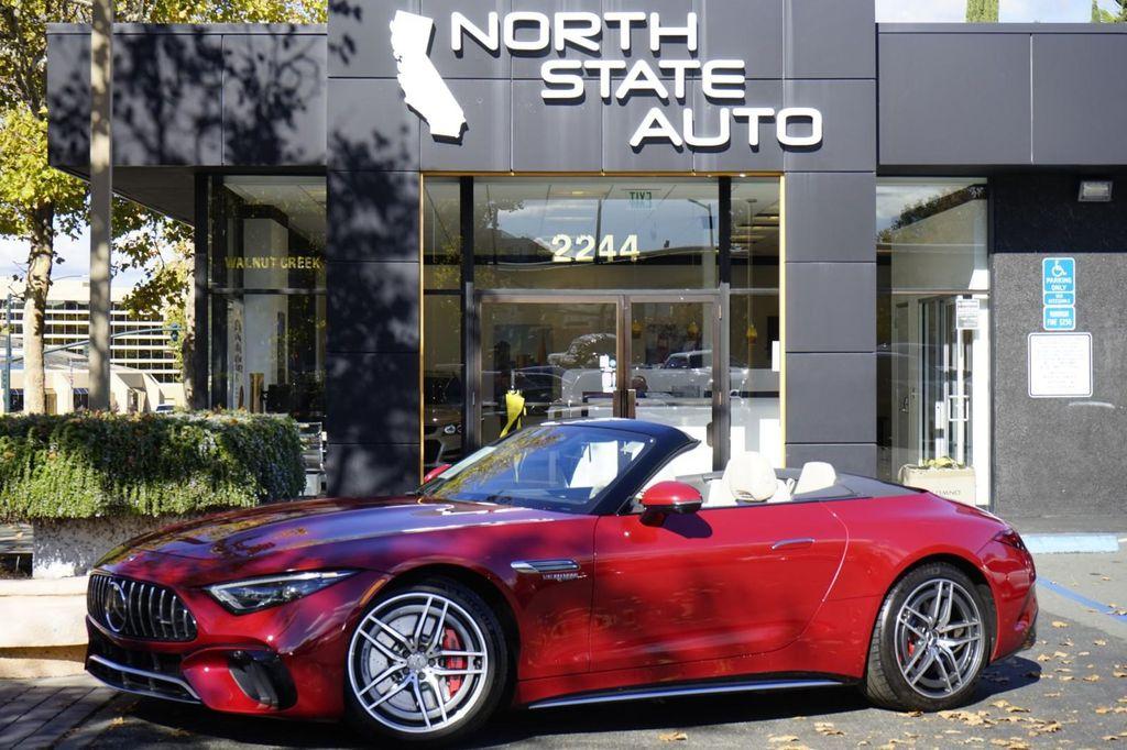 used 2022 Mercedes-Benz AMG SL 55 car, priced at $82,900
