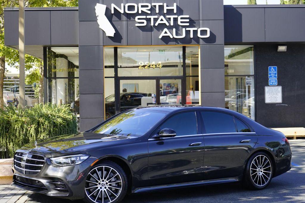 used 2021 Mercedes-Benz S-Class car, priced at $65,000