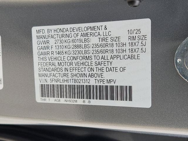 new 2026 Honda Odyssey car, priced at $42,083