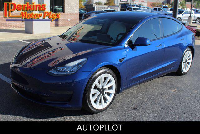 used 2021 Tesla Model 3 car, priced at $19,895