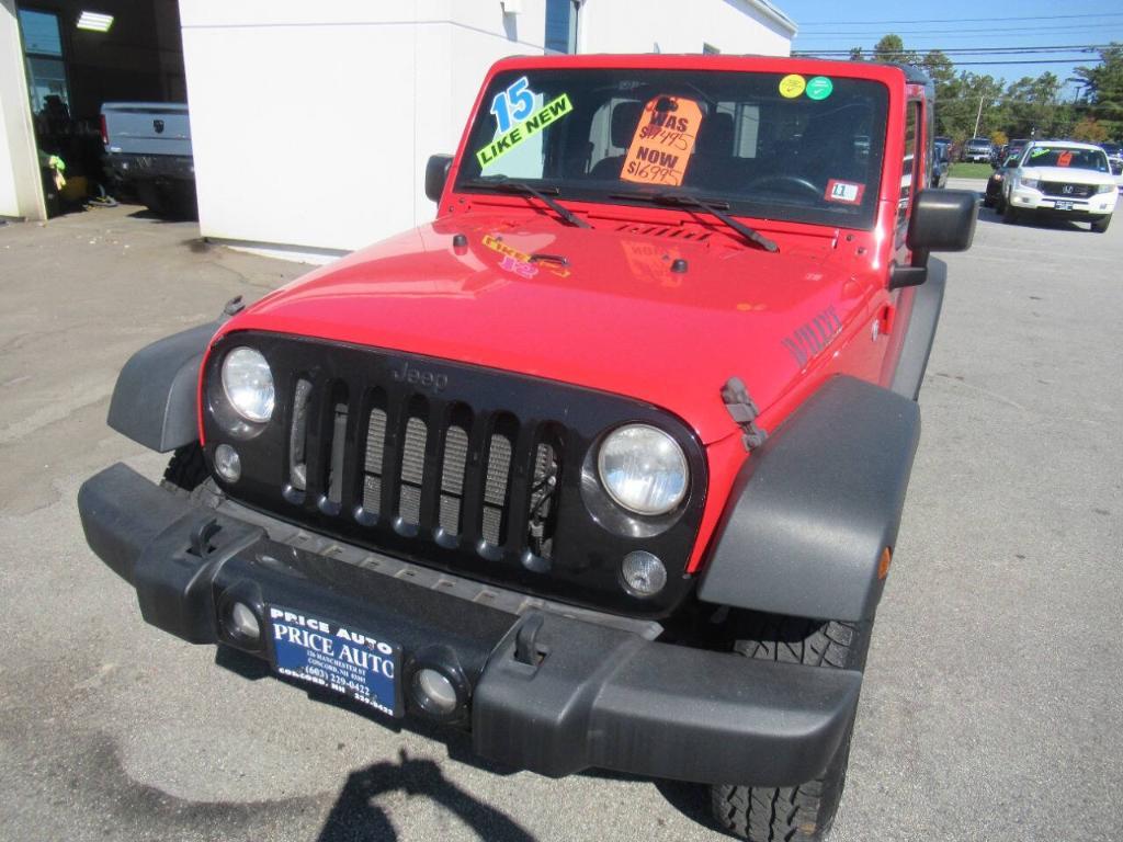 used 2015 Jeep Wrangler car, priced at $15,995