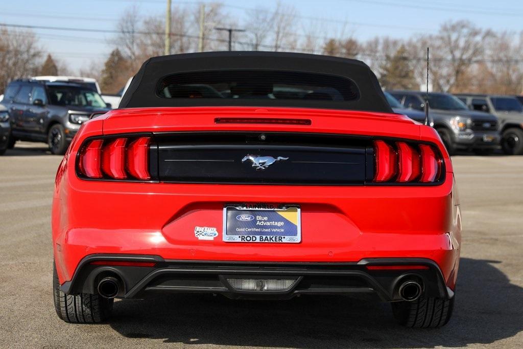used 2022 Ford Mustang car, priced at $19,829