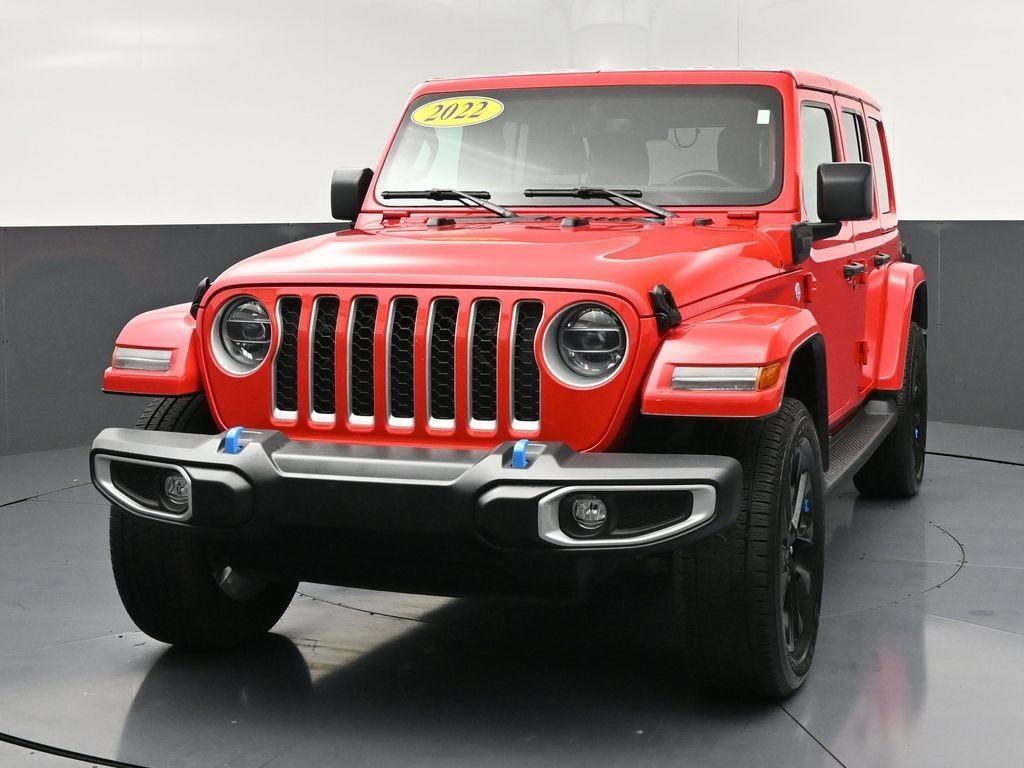 used 2022 Jeep Wrangler Unlimited 4xe car, priced at $28,500