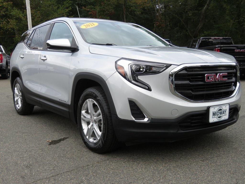 used 2021 GMC Terrain car, priced at $20,377