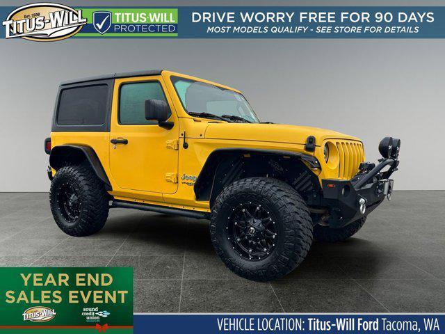 used 2019 Jeep Wrangler car, priced at $23,153