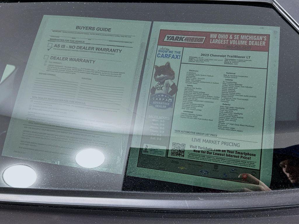 used 2023 Chevrolet TrailBlazer car, priced at $20,299