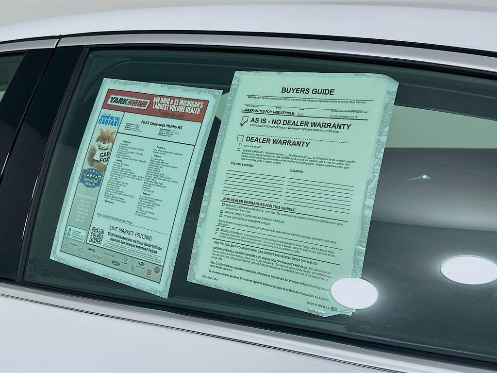 used 2023 Chevrolet Malibu car, priced at $17,897