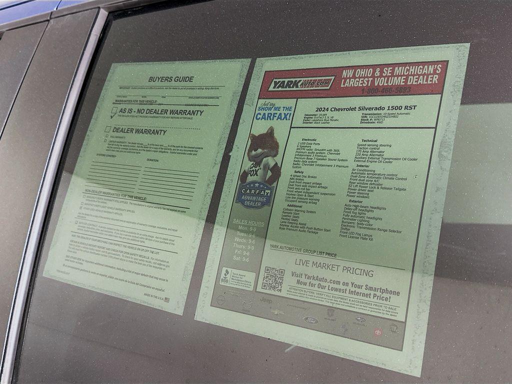 used 2024 Chevrolet Silverado 1500 car, priced at $43,690